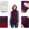 image:image33000ft Womens Fleece Vest Lightweight Warm Polar Soft Vests Outerwear with Zip Up Pockets Sleeveless Jacket for WinterBurgundy