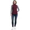 image:image33000ft Womens Fleece Vest Lightweight Warm Polar Soft Vests Outerwear with Zip Up Pockets Sleeveless Jacket for WinterDark Red