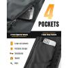 image:image33000ft Womens Softshell Jacket with Hood Waterproof Lightweight Windbreaker Windproof Rain Shell Jacket for Outdoor HikingGrey