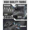 image:image33000ft Womens Softshell Jacket with Hood Waterproof Lightweight Windbreaker Windproof Rain Shell Jacket for Outdoor HikingGrey