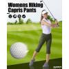 image:image33000ft Womens Golf Capri Pants with Pockets Hiking Joggers Casual Quick Dry UPF 50 Lightweight Stretch CargoArmy Greennew