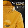 image:image33000ft Womens Rain Jacket Waterproof Lightweight Packable Raincoat with Hood for Golf Hiking Travel WindbreakerAmber Gold