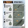 image:image33000ft Mens Packable Rain Jacket Lightweight Rain Shell Jacket with Hood Waterproof Raincoat for CyclingLight Greyish Green