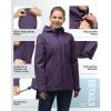 image:image33000ft Packable Rain Jacket Women Lightweight Waterproof Raincoat with Hood Cycling Bike Jacket WindbreakerPlum