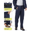 image:image33000ft Mens Rain Suit Packable Waterproof Lightweight Rain Gear for Golf Hiking Cycling 2 PiecesRain Jackets and PantsNavy