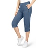 image:image33000ft Womens Golf Capri Pants 18 with Pockets Hiking Casual Quick Dry UPF 50 Lightweight Stretch CargoPurplenew