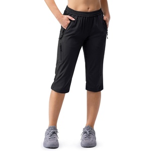 image:image33000ft Womens Golf Capri Pants 18 with Pockets Hiking Casual Quick Dry UPF 50 Lightweight Stretch CargoBlacknew