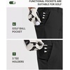 image:image33000ft Mens Golf Shorts 9 Dry Fit Stretch Golf Short UPF 50 Lightweight Flat Front Golf Shorts with PocketsDark Black