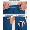 image:image33000ft Mens Golf Shorts 9 Dry Fit Stretch Golf Short UPF 50 Lightweight Flat Front Golf Shorts with PocketsDeep Blue