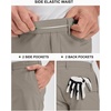 image:image33000ft Mens Golf Shorts 9 Dry Fit Stretch Golf Short UPF 50 Lightweight Flat Front Golf Shorts with PocketsFossil
