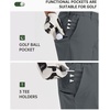 image:image33000ft Mens Golf Shorts 9 Dry Fit Stretch Golf Short UPF 50 Lightweight Flat Front Golf Shorts with PocketsGrey