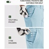 image:image33000ft Mens Golf Shorts 9 Dry Fit Stretch Golf Short UPF 50 Lightweight Flat Front Golf Shorts with PocketsLight Blue