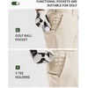 image:image33000ft Mens Golf Shorts 9 Dry Fit Stretch Golf Short UPF 50 Lightweight Flat Front Golf Shorts with PocketsLight Oatmeal