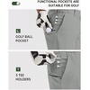 image:image33000ft Mens Golf Shorts 9 Dry Fit Stretch Golf Short UPF 50 Lightweight Flat Front Golf Shorts with PocketsMid Grey