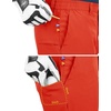 image:image33000ft Mens Golf Shorts 9 Dry Fit Stretch Golf Short UPF 50 Lightweight Flat Front Golf Shorts with PocketsOrange