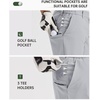 image:image33000ft Mens Golf Shorts 9 Dry Fit Stretch Golf Short UPF 50 Lightweight Flat Front Golf Shorts with PocketsSilver