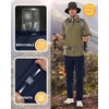 image:image33000ft Mens Hiking Pants Convertible Zip Off Lightweight Quick Dry Stretch UPF 50 Travel Fishing Pants Wind ProofDark Denim