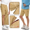 image:image33000ft Mens Hiking Pants Convertible Zip Off Lightweight Quick Dry Stretch UPF 50 Travel Fishing Pants Wind ProofSandy Brown
