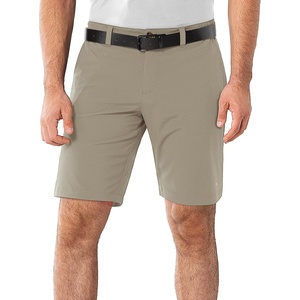 image:image33000ft Mens Golf Shorts 9 Dry Fit Stretch Golf Short UPF 50 Lightweight Flat Front Golf Shorts with PocketsTaupe