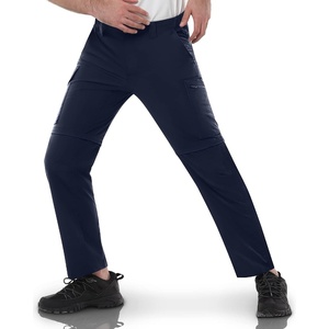 image:image33000ft Mens Hiking Pants Convertible Zip Off Lightweight Quick Dry Stretch UPF 50 Travel Fishing Pants Wind ProofDark Denim