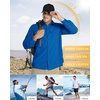 image:image33000ft Mens Long Sleeve Sun Protection Shirt UPF 50 UV Quick Dry Cooling Fishing Shirts for Travel Safari Camping HikingVivid Blue