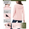 image:image33000ft Womens Rain Jacket Waterproof Lightweight Packable Raincoat with Hood for Golf Hiking Travel WindbreakerLight Pink