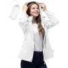 image:image33000ft Womens Rain Jacket Waterproof Lightweight Packable Raincoat with Hood for Golf Hiking Travel WindbreakerWhite